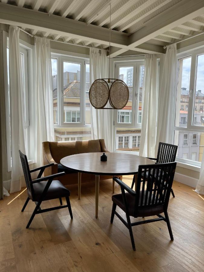 Espectacular Apartamento En El Centro De La Ciudad A Coruña Buitenkant foto