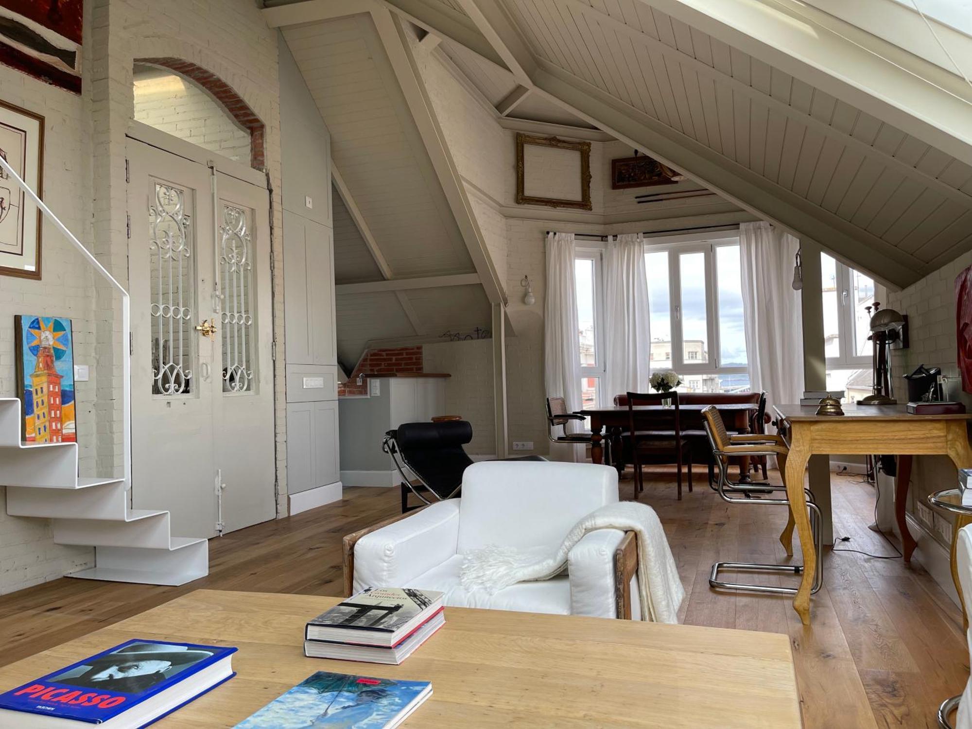 Espectacular Apartamento En El Centro De La Ciudad A Coruña Buitenkant foto