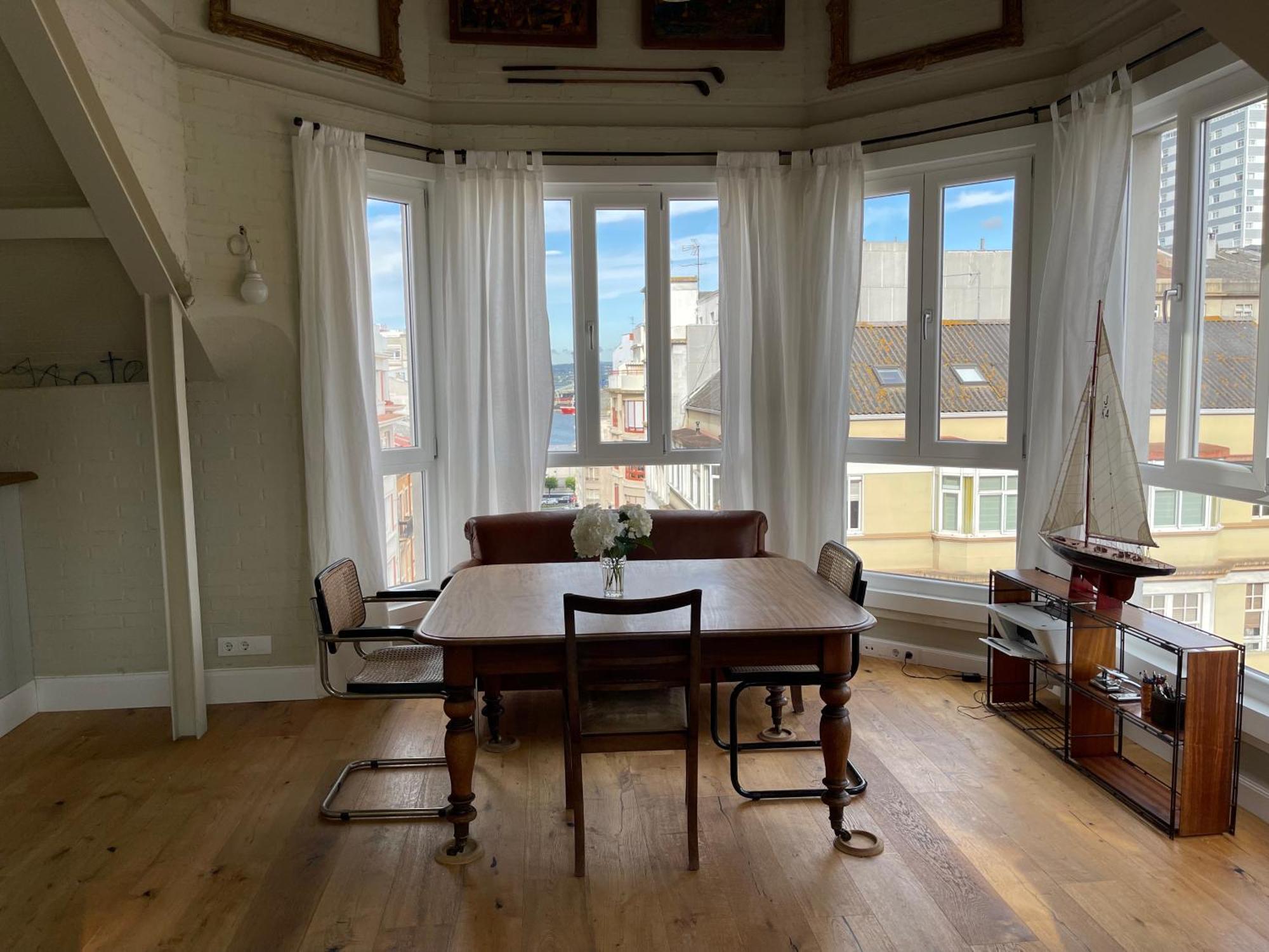 Espectacular Apartamento En El Centro De La Ciudad A Coruña Buitenkant foto